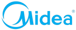 Логотип фирмы Midea в Артёме